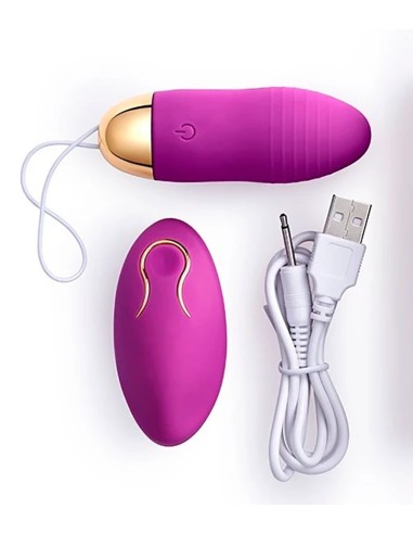 Female vibrating egg recargeable. Remote control.
