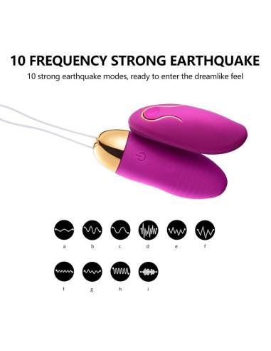 Female vibrating egg recargeable. Remote control.