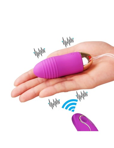 Female vibrating egg recargeable. Remote control.