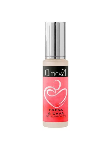 Strawberry and cava water-based lubricant 50 ml. For vegan