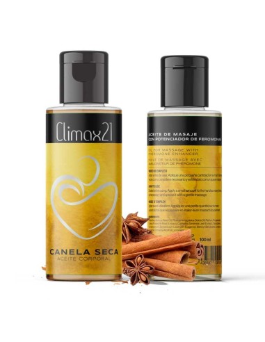 Dry cinnamon erotic oil 100 ml Climax 21.