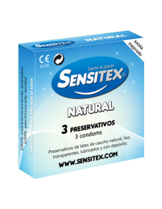 Natural condoms 3 units in box of 24 units